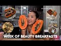 Week of Beauty Breakfasts (for skin & gut health & hormone balance)