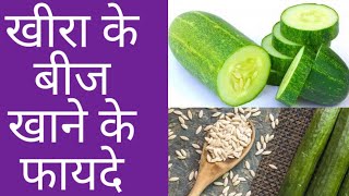 खीरे के बीज के हैरान कर देने वाले फायदे / Kheere ki bij ke fayade ! Benefits of cucumber seed