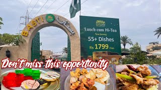 Basti Restaurant phase 4 Bahria Town Rawalpindi | lunch cum Hi tea| food in islamabad