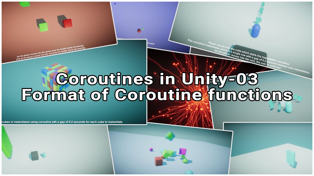 03 Coroutines In Unity-Format Of Coroutines - YouTube