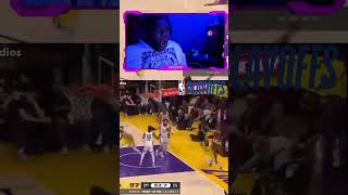 Lakers Fan Reacts To LeBron James Reverse Dunk in game 6 vs #grizzlies  #shorts