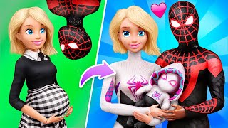 Gwen and Miles - Spider Family! 31 Dolls Hacks