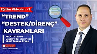 🖌️📚Eğitim Videoları Bölüm 3 -Trend, Destek/Direnç Kavramları