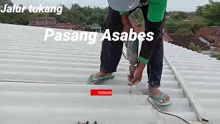 pasang atap asbes