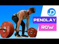 Pendlay Row Form - barbell row progression exercise