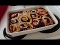 sourdough berry sweet rolls long fermented