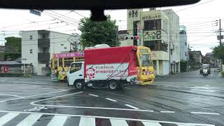 岡山電気軌道かわいい路面電車🚃