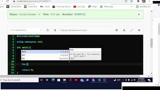 CodeChef Second Largest Problem || FLOW017||Find second largest number among three