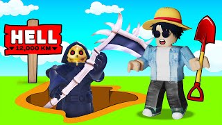 ROBLOX: DIG TO SCARY HELL with CHOP \u0026 BOB