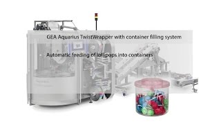 GEA Aquarius TwistWrapper with Container filling system