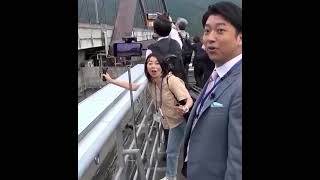 Japan's new Maglev train that can reach speeds as high as 505km/h leaves reporter stunned 😲