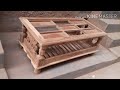 simple teak wood center table design coffee table