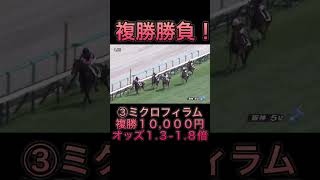 【競馬】馬券勝負！複勝10,000円買ってみた！