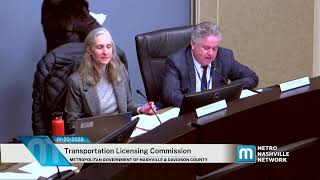 01/20/26 Transportation Licensing Commission