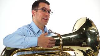 Learning to play the tuba