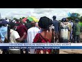 president barrow inspects ongoing works in north bank and central river region.