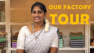 🥰🤩Our procecing factory tour || nithitex elampillai || #saree #elampillai