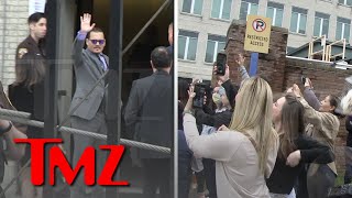 Johnny Depp Gets Heroes Welcome as He Arrives to Court, Heard Expected to Testify | TMZ