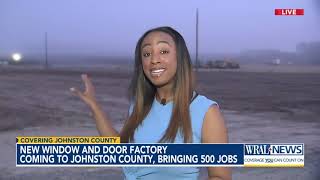 New window and door factory coming to Johnston County, bringing 500 jobs