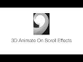 JavaScript: Animate On Scroll 3D Effects