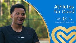 Andre De Grasse: I'm getting hyped up! | Athletes for Good