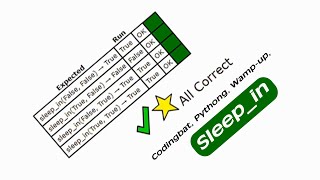 Codingbat - python-warm up- sleep in