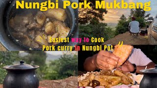 HOW TO COOK NUNGBI PORK CURRY || OAK THONGBA EASIEST WAY MANIPURI STYLE