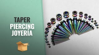 Top 10 Ventas Taper Piercing 2018: ORAZIO 36 PCS Stainless Steel Ear Stretching Taper and Tunnel Set