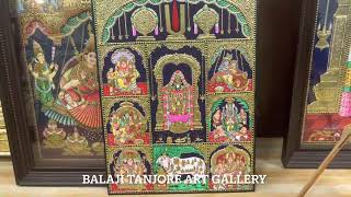 POOJA SET TRADITIONAL TANJORE PAINTING | CALL / WHATSAPP : 6383884488 | Balaji Tanjore Art gallery