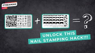 😲  DOUBLE STAMPING - DIY Nail Stamping Game Changer! 😍 | Maniology LIVE!
