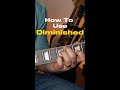 diminished chords are EASY if you know THIS #guitar #guitarlesson #guitartutorial #guitarchords