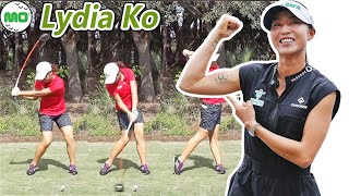 Lydia Ko リディア・コー ニュージーランドの女子ゴルフ スローモーションスイング!!!