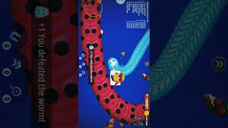 🐍 Worms zone hungry snake kill giant slither snake kill nonstop epic moments #shorts #wormszone