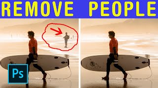 Learn How to REMOVE PEOPLE in Photoshop CC, CS6 | Photoshop Tutorials