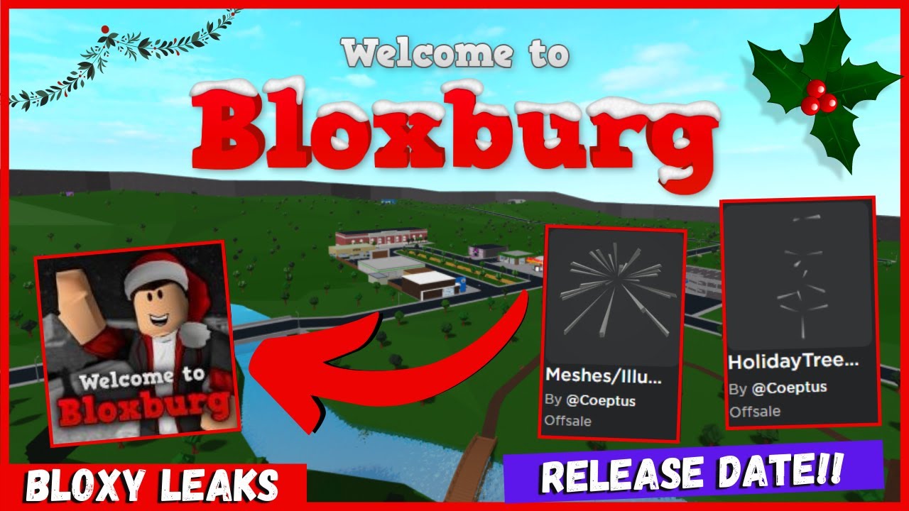 BLOXBURG CHRISTMAS UPDATE 2021 | RELEASE DATE CONFIRMED!? | #RoadTo10k ...