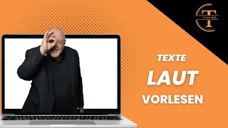 Lesen Sie sich Ihre Texte laut vor? - Stefan Gottschling