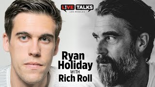 Ryan Holiday in conversation with Rich Roll at Live Talks Los Angeles