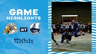 CFL Game Highlights - Toronto Argonauts vs. Hamilton Tiger-Cats – June 3, 2022