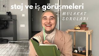 Staj ve İş Görüşmeleri -Mülakat Soruları,  Nasıl Giyinmeliyiz, Doğru Beden Dili...