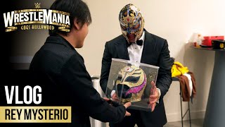 Rey Mysterio receives custom Hall of Fame mask: WrestleMania 39 Vlog