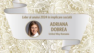 Gala Lideri pentru Liderași 2025 - Adriana Dobrea, United Way Romania