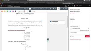 Assignment Submissions and Speedgrader