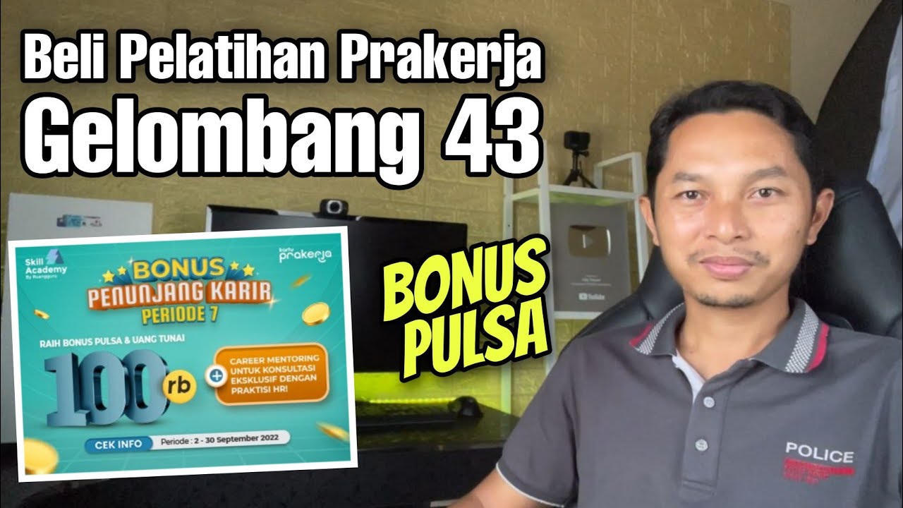 Cara Membeli Kelas Prakerja Di Skill Academy Gelombang 43 - YouTube