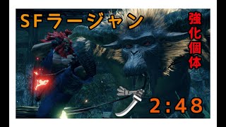 SF・サイキョー流昇段試験　強化ラージャン　太刀　2:48　猫火事場【モンスターハンターライズ】