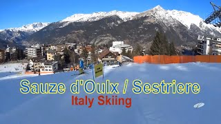 Italy Skiing Sestriere - Sauze d'Oulx