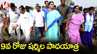 YS Sharmila Praja Prasthanam Padayatra Reaches Day-9 Begins From Ibrahimpatnam | V6 News