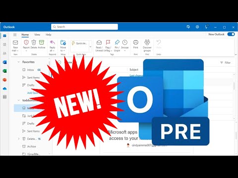 The new Outlook for Windows email client (One Outlook)