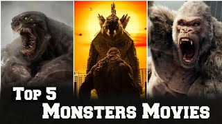 Top 5 monsters movies || Tele dub ||| tamil dubbed ||| must watch movies