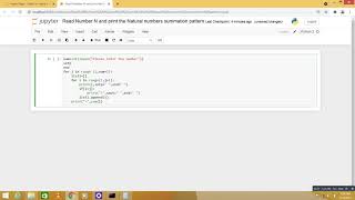 Python Program Read Number N and print the Natural numbers summation pattern