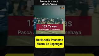 Detik-detik Penonton Merangsek ke Lapangan